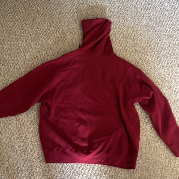 Maroon Large Russel Athletics Oklahoma University Hoodie - Picture 2 of 4